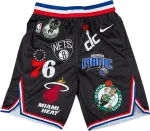 Шорты Supreme x Nike x NBA Teams Authentic Shorts 'Black', черный - фото