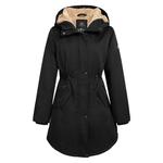 Парка Orolay Windproof Faux Fur Hooded, черный - фото