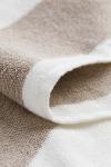 Банное полотенце H&M Home Large, белый/бежевый - фото 3