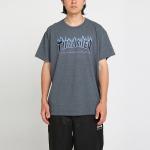 Футболка Thrasher Flame, серый - фото 2