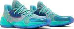 Кроссовки Adidas Harden Vol. 4 GCA 'Shock Mint', синий - фото 9
