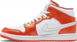 Кроссовки Air Jordan 1 Mid SE Electro Orange, оранжевый - фото 3