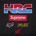 Толстовка Supreme x Honda Fox Racing Crewneck 'Black', черный - фото 4