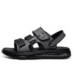 NMR Пляжные сандалии мужские черно-серые - фото 5