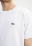 Schwer pravin embroidery basic tshirt Mela, Weiß Bike - фото 4