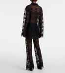 Кружевной топ Oséree, черный - фото 3