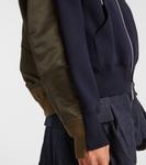 Худи с панелями Sacai, Navy X D/Khaki - фото 5