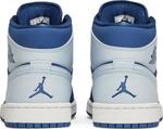 Кроссовки Air Jordan 1 Retro Mid Ice Blue, синий - фото 6
