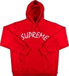 Толстовка Supreme FTP Arc Hooded Sweatshirt 'Red', красный - фото