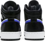 Кроссовки Air Jordan 1 Mid GS Black Racer Blue, черный - фото 6