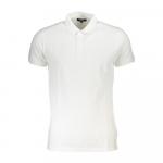 Белая хлопковая рубашка поло cavalli CLASS - фото