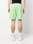 Шорты с вышитым логотипом MSGM, зеленый - фото 4