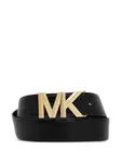 Ремень с монограммой Michael Michael Kors, черный - фото 2