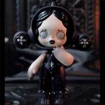 Фигурка Pop Mart Skullpanda Baby Black Encore Limited Figure - фото 4
