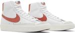 Кроссовки Nike Wmns Blazer Mid '77 'White Orange', белый - фото 9