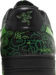 Кроссовки Razer x Bapesta Low M2 Neon Camo, зеленый - фото 7