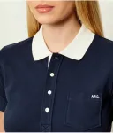 Полюс regular fit A.P.C, темно-синий - фото 3