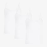 Комплект топов Smilodox Spaghetti, 3 предмета, белый - фото