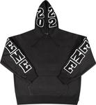 Толстовка Supreme Team Chenille Hooded Sweatshirt 'Black', черный - фото 2
