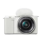 Беззеркальный фотоаппарат Sony ZV-E10 с объективом E PZ 16-50 мм f/3.5-5.6 OSS, белый - фото