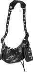 Сумка Balenciaga XS Le Cagole Shoulder Bag Black, черный - фото 3