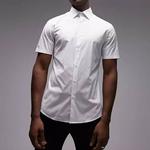 Рубашка с коротким рукавом Topman, белый - фото 3