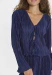 Блуза Saint Tropez ZUNISZ TIE, Eclipse/Dark Blue - фото 4