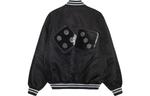Куртка sequins satin jacket 'black' Stussy, черный - фото 2