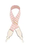 Ремешок для сумки через плечо Raffaella, розовый - фото