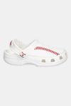 Детские шлепанцы CLASSIC BASEBALL CLOG T Crocs, белый - фото 2