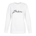 BALMAIN Белая женская толстовка - фото