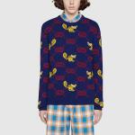 Мужской свитер Gucci, синий - фото 3