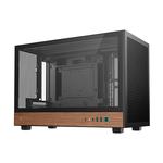 Корпус DeepCool CH160 Wood Grain Edition, Mini Tower, черный - фото 2