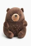Мягкая игрушка H&M Very Soft Cuddle, темно-коричневый медведь - фото 2