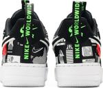 Кроссовки Nike Air Force 1 '07 LX 'Worldwide Pack - Black', черный - фото 7