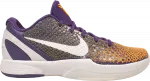 Лимитированные кроссовки Nike Zoom Kobe 6 'Lakers Gradient', фиолетовый - фото 2