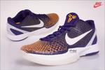 Лимитированные кроссовки Nike Zoom Kobe 6 'Lakers Gradient', фиолетовый - фото 4