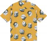 Рубашка Stussy Dice Pattern Shirt 'Mustard', желтый - фото 3