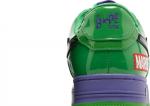 Кроссовки Marvel x Bapesta Hulk, зеленый - фото 7