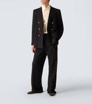 Хлопковая поплиновая рубашка Valentino, Avorio - фото 2