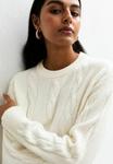 Джемпер New Look CABLE CREW NECK , Cream/Off-White - фото 4