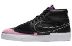 Кроссовки Nike SB Zoom Blazer Mid Edge Black Pink Rise - фото