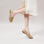 Лоферы женские Pt'Son, желтый - фото 8