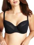 Оливия Бюстгальтер-балконет Panache, черный - фото