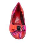 Балетки Ferragamo, томатно-красный - фото 4