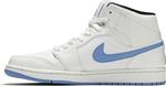 Кроссовки Air Jordan 1 Retro Mid Legend Blue, белый - фото 3