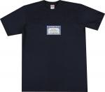 Футболка Supreme Social Tee 'Navy', синий - фото