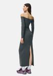 Платье Bershka Maxi dress, Dark Grey - фото 2