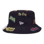 New Era Хлопковая панама унисекс черная, Black - фото 2