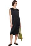 Черное платье миди Monthly Colors April PLEATS PLEASE ISSEY MIYAKE - фото 4